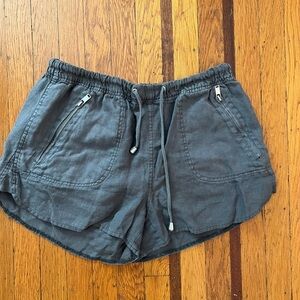 Blank NYC gray linen shorts 28 EUC lightweight
